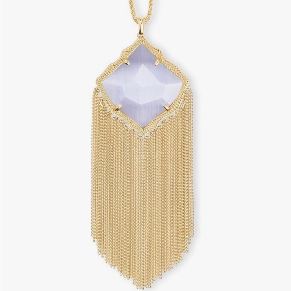 Kendra Scott Kingston Long Pendant Necklace, Gold